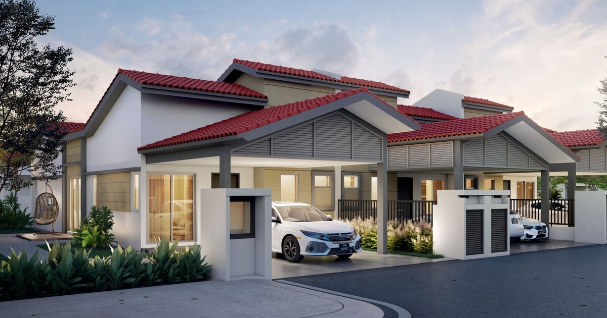 Single Storey Terrace Homes (Charm & Rejoice) Amansara North, Setia