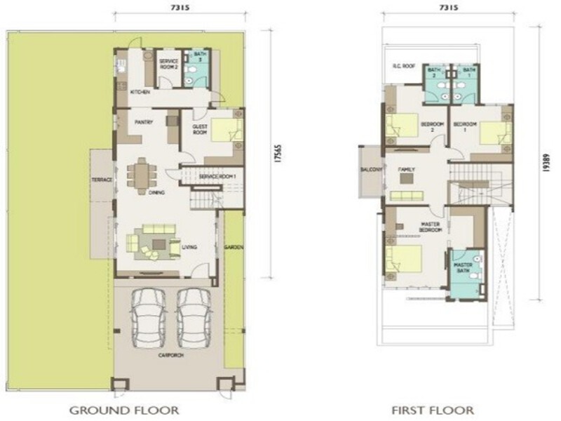 Jade Hills (Hana Gardens) New 2 Storey Link Villas for sale NuProp