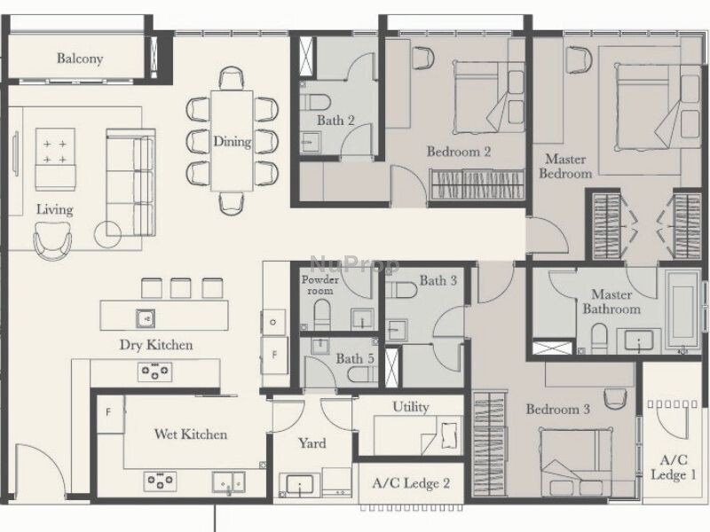 Megah Rise @ Taman Megah, SS24 | New Serviced Apartment for sale | NuProp