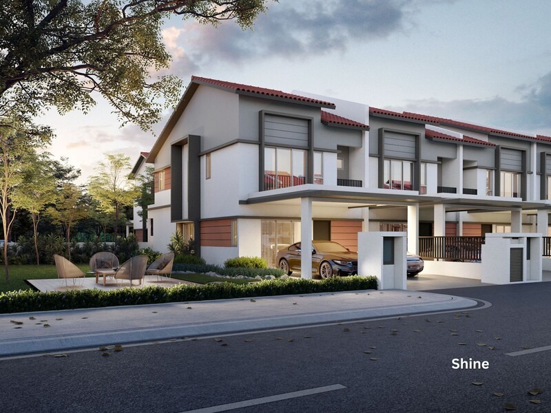 Double Storey Terrace Homes (Glamour & Shine) Amansara North, Setia