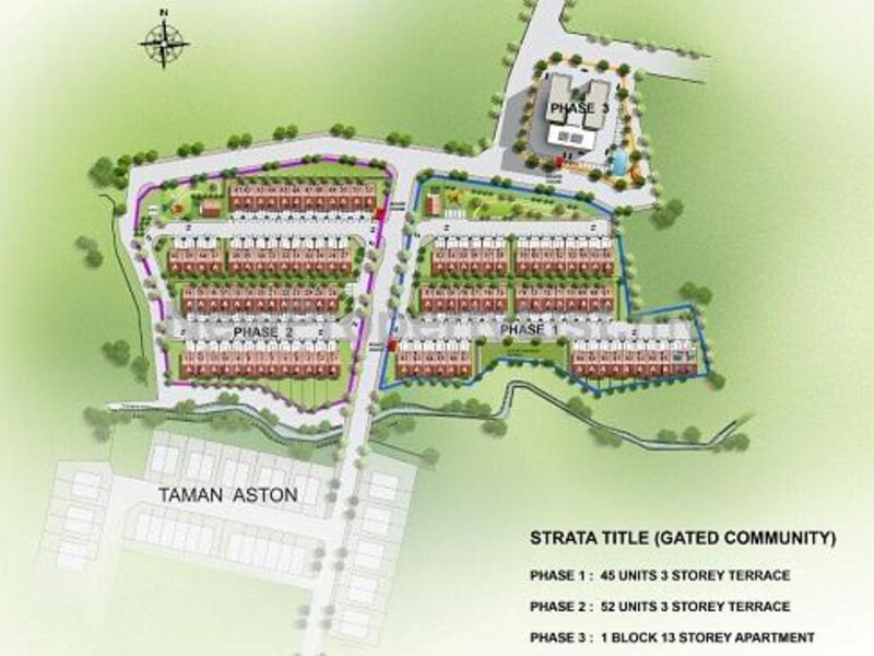 Aston Park East New 3 Storey Terrace House for sale NuProp