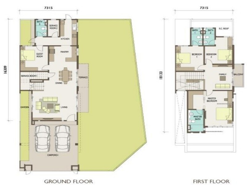 Jade Hills (Hana Gardens) New 2 Storey Link Villas for sale NuProp