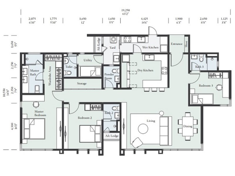9 bukit utama floor plan