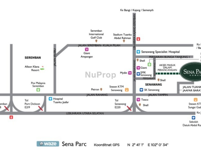 Sena Parc Senawang New 2 Storey Landed House For Sale Nuprop