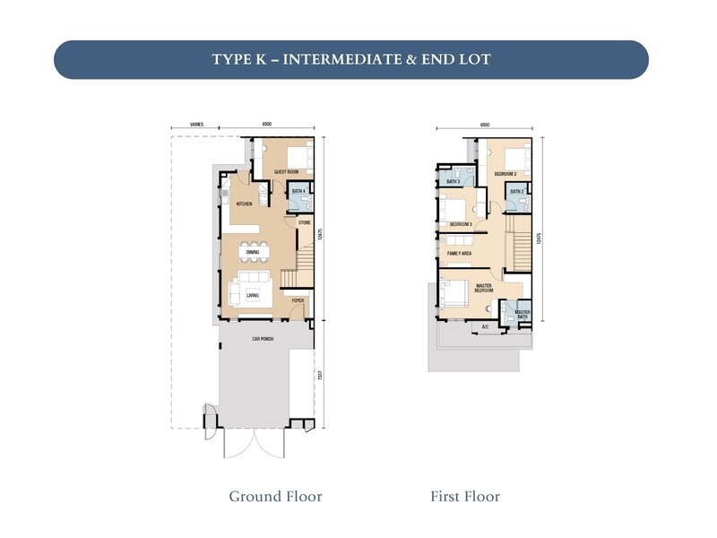 Candella 2 Type A floor plan in Setia Alamsari, Bangi, Selangor