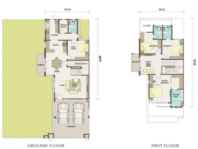 Jade Hills (Hana Gardens) New 2 Storey Link Villas for sale NuProp