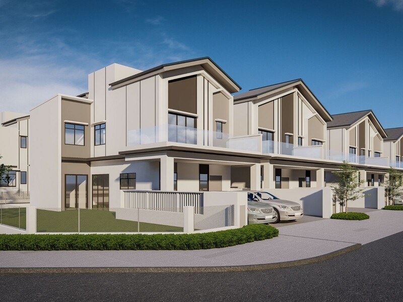 2-Storey Garden Homes (Superlink Terrace) @ Springvale, Sempurna Height ...
