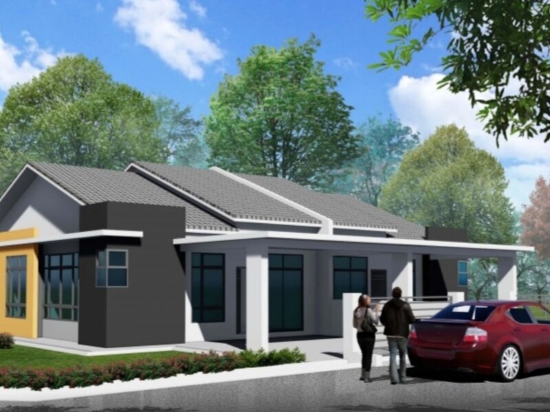 Permai Ujana, Single Storey Semi-D @ Rompin, Pahang