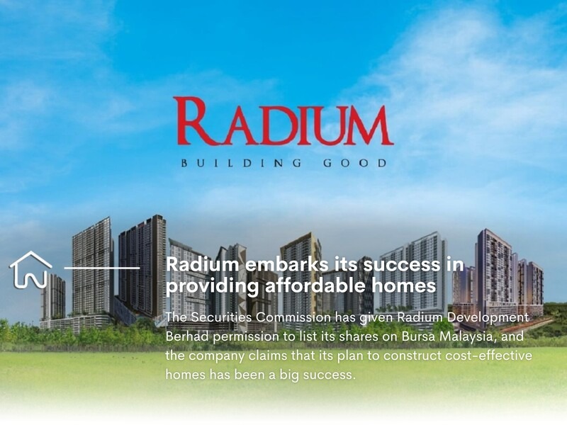 Radium embarks its success in providing affordable homes New Property
