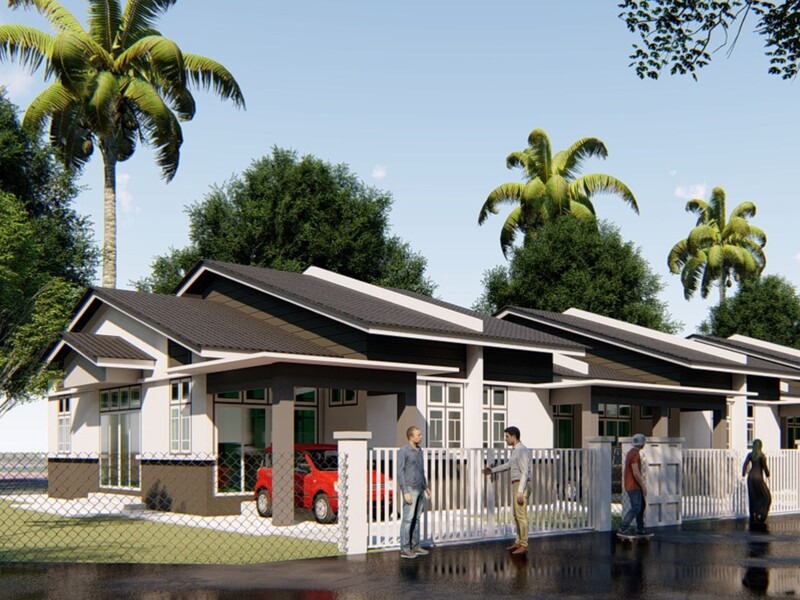 Raudhah Solihin, Teres 1-Tingkat @ Mahligai, Melor, Kelantan