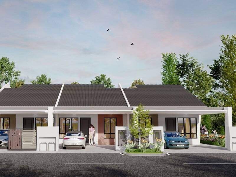 Iris (Type D1), Single Storey Superlink Homes @ Enstek Heights, Negeri Sembilan