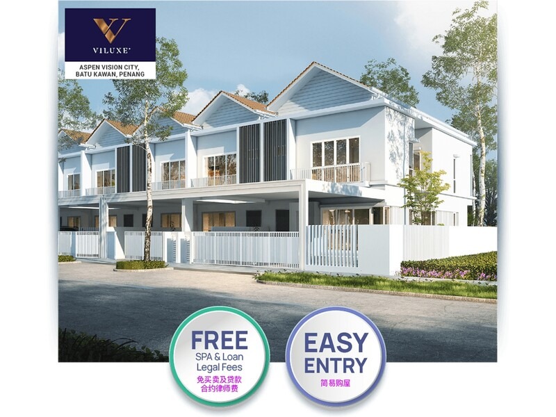 Viluxe @ Aspen Vision City, Double Storey Terrace Homes | Penang Property