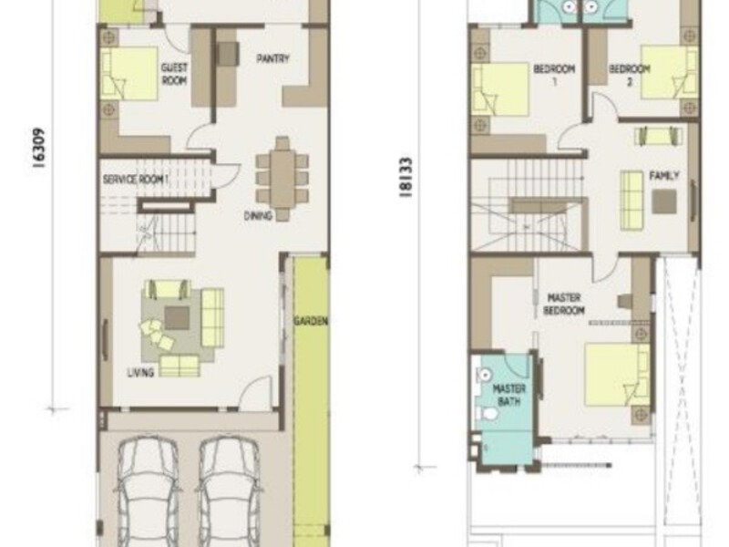 Jade Hills (Hana Gardens) New 2 Storey Link Villas for sale NuProp